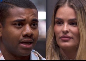 Davi questiona de forma assertiva: “Você pensa que existe algum empregado aqui?”, referindo-se a Yasmin Brunet.