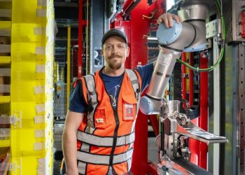 Amazon apresenta o Vulcan: robô que “sente” o toque como humanos