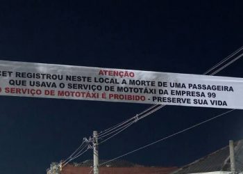 Prefeitura instala faixa contra serviço de mototáxi em local de acidente fatal em SP; 99 rebate