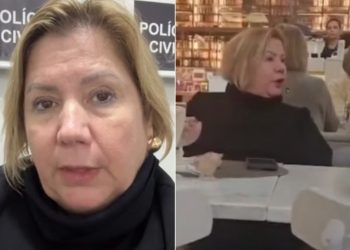 Mulher que foi presa após chamar homem de ‘bicha nojenta’ em shopping de luxo em SP xingou policiais civis na delegacia
